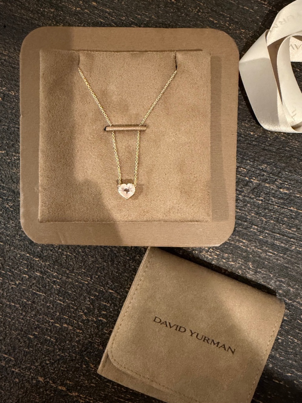 David Yurman Heart Pendant Necklace